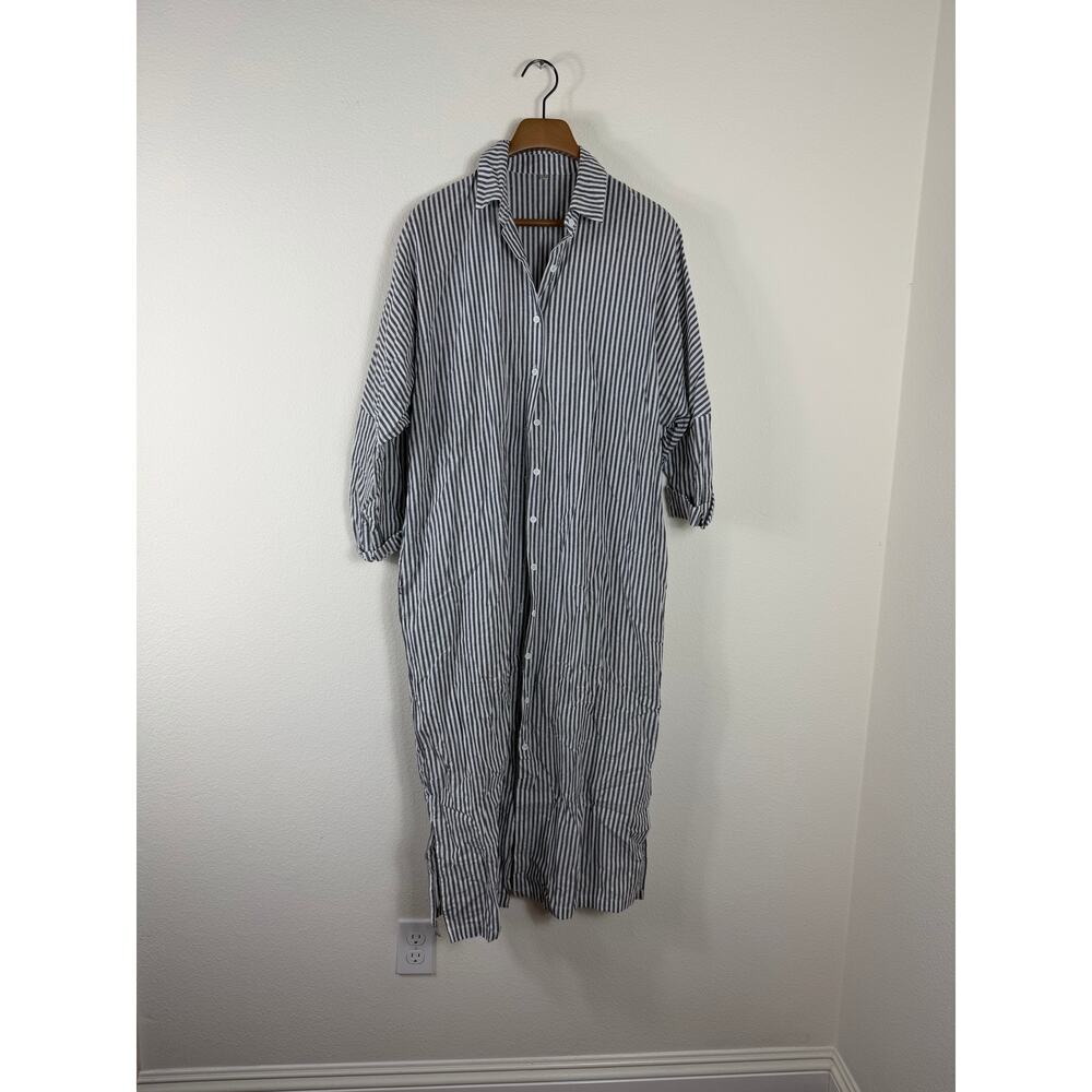 Chou yatou stripe shirt dress - Picture 3 of 4